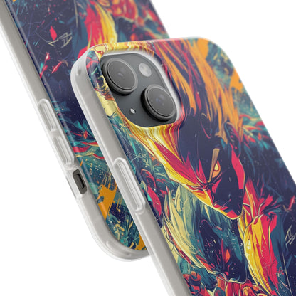 Yellow Fury iPhone 15 Plus Case - Soft