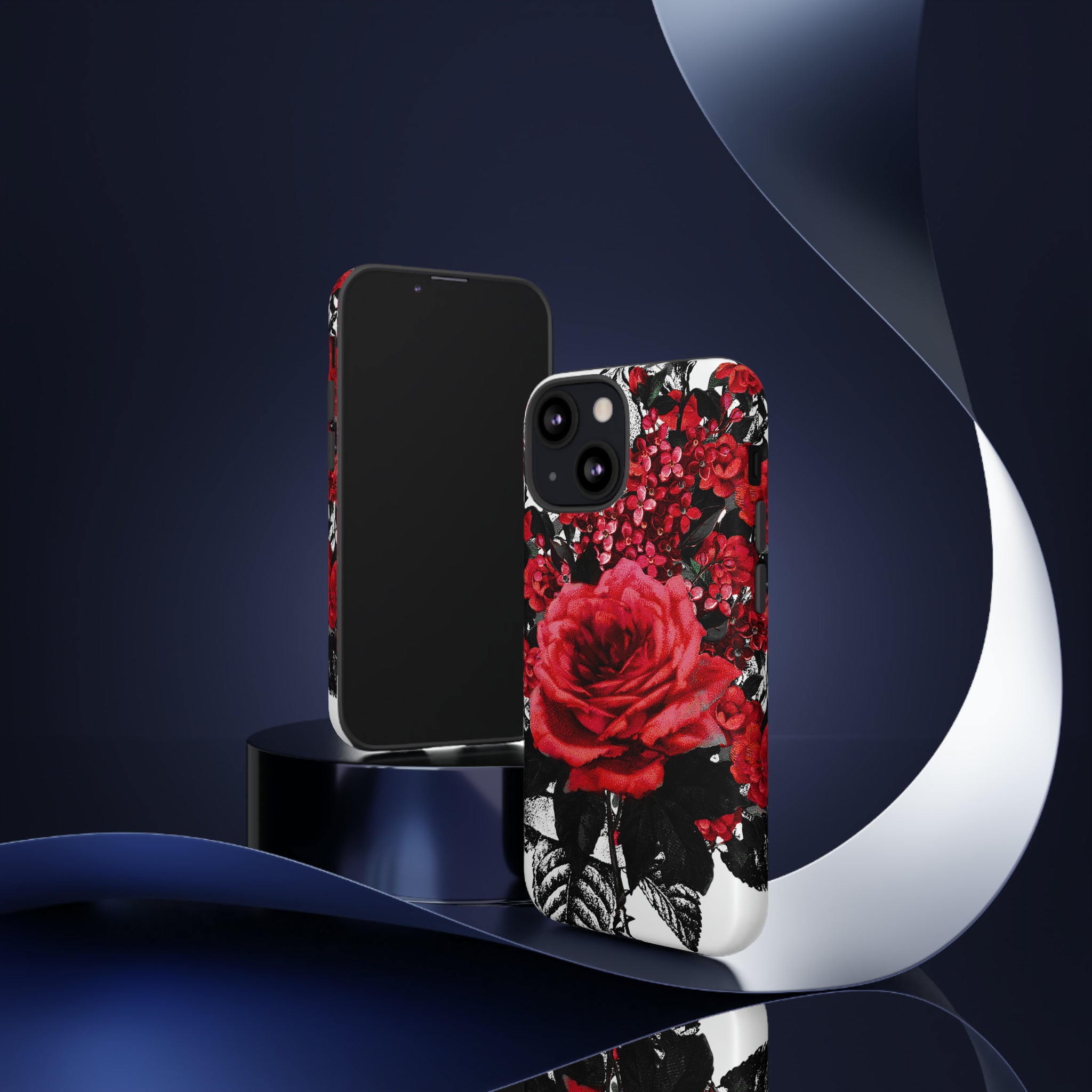 Rola Rose Gothic Flower - Protective Phone Case