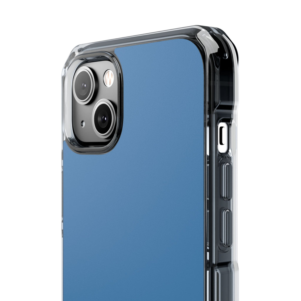 Steel Blue | Handyhülle für iPhone (Clear Impact Case - Magnetisch)