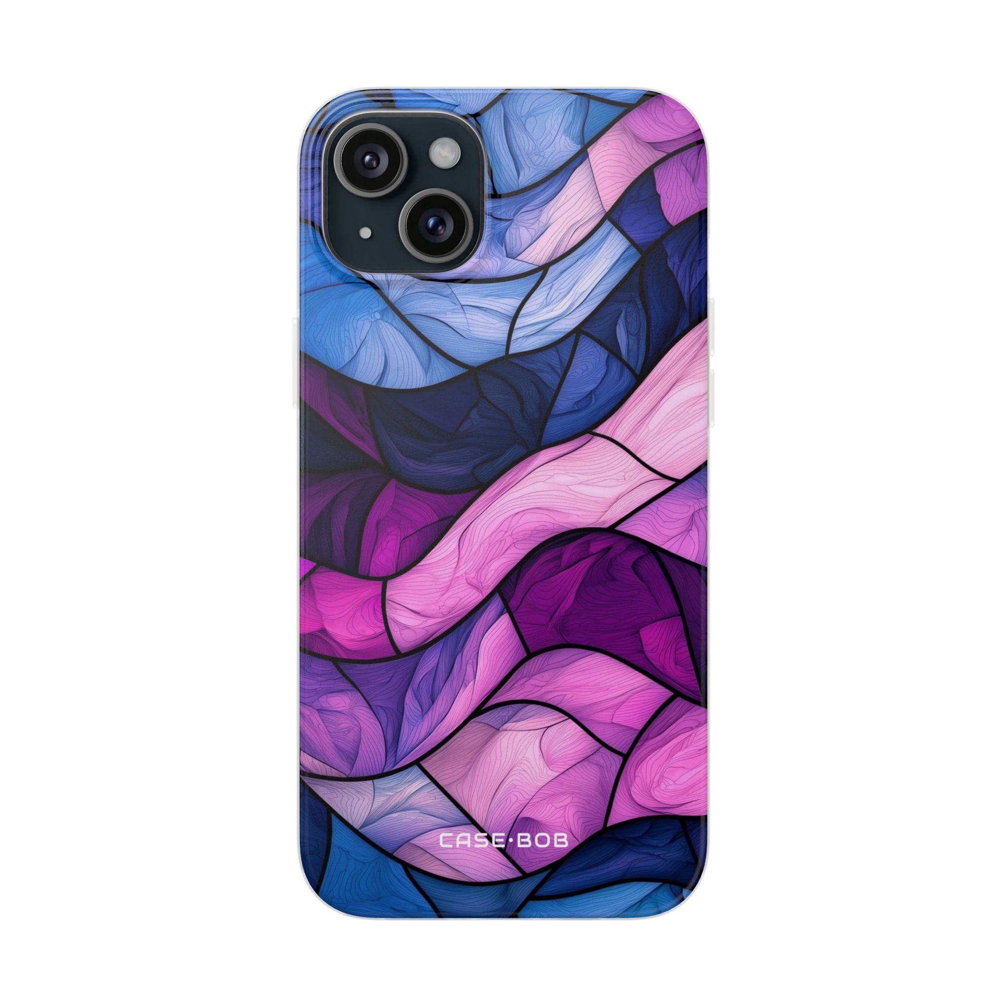 Wavelike Glow iPhone 15 Plus Case - Soft