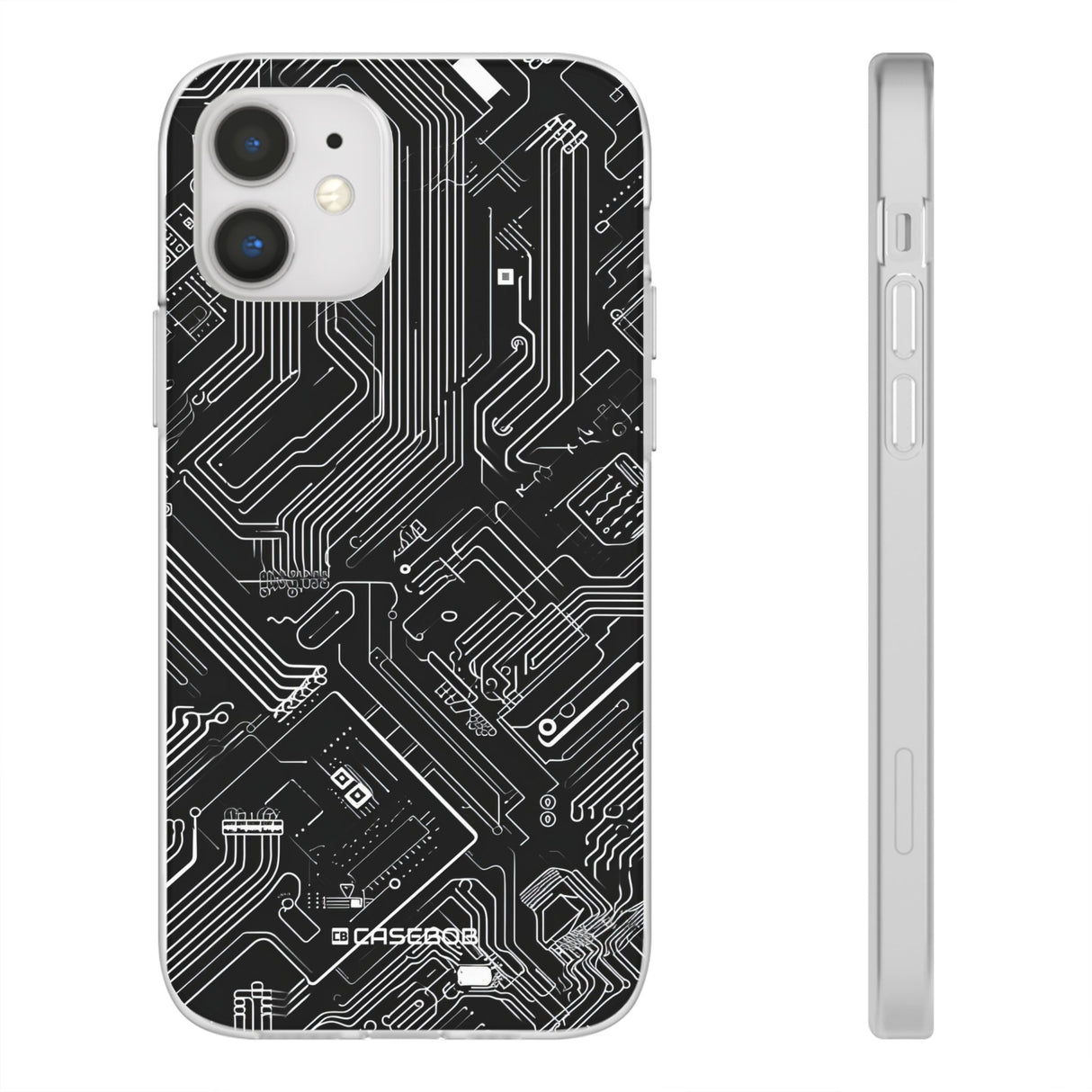 Cyber Circuitry Art | Flexible Phone Case for iPhone