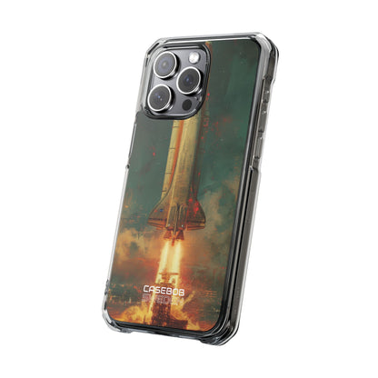 Cosmic Shuttle Ascent iPhone 15 - Impact Clear+