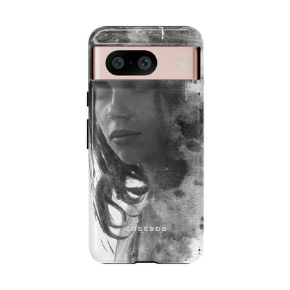 Portrait Lady Phone Case - Protective Phone Case