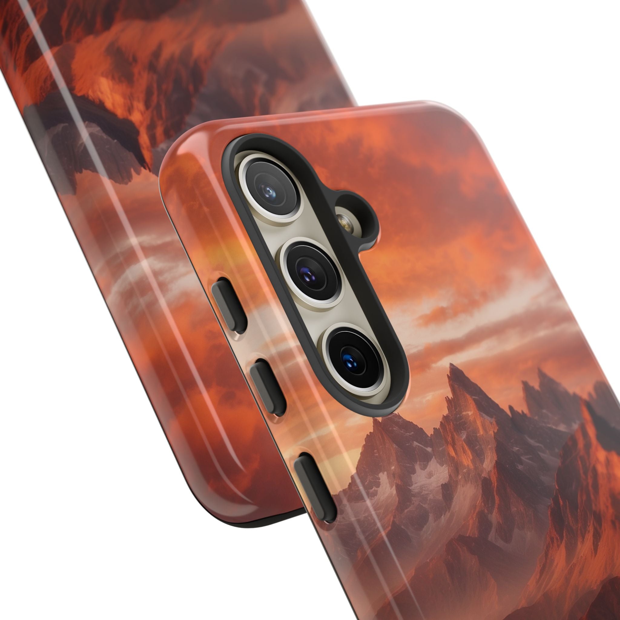 Jagged Glow Samsung S24 Case - Tough