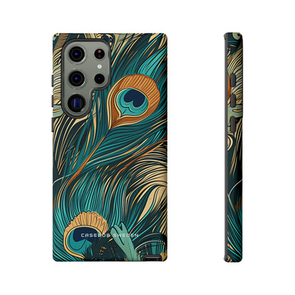 Art Nouveau Peacock Elegance Samsung S23 - Tough Phone Case