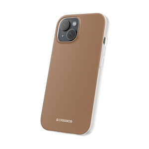 Chamoisee Brown | Handyhülle für iPhone (Flexi Case) 