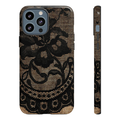 Broomrose Gothic Flower - Protective Phone Case