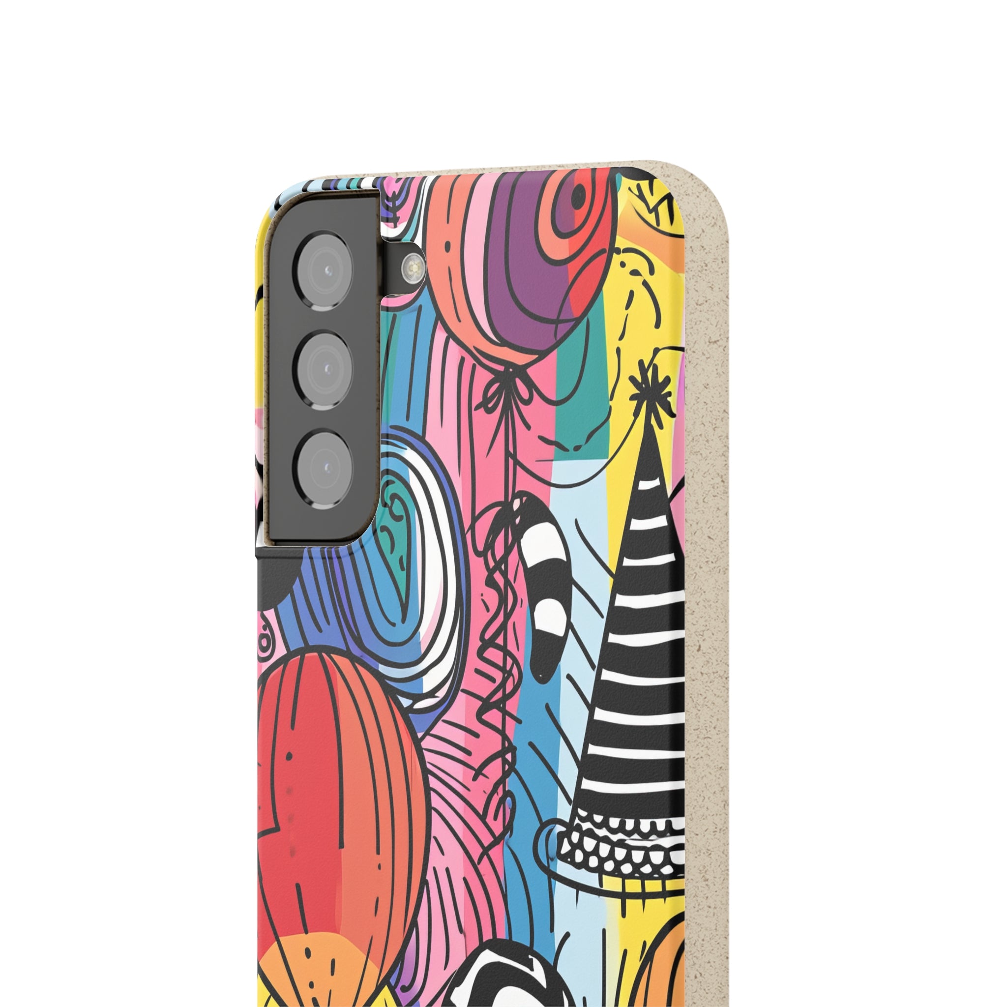 Vibrant Party Whimsy | Biodegradable Phone Case