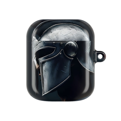Silver Spartan - AirPods Case