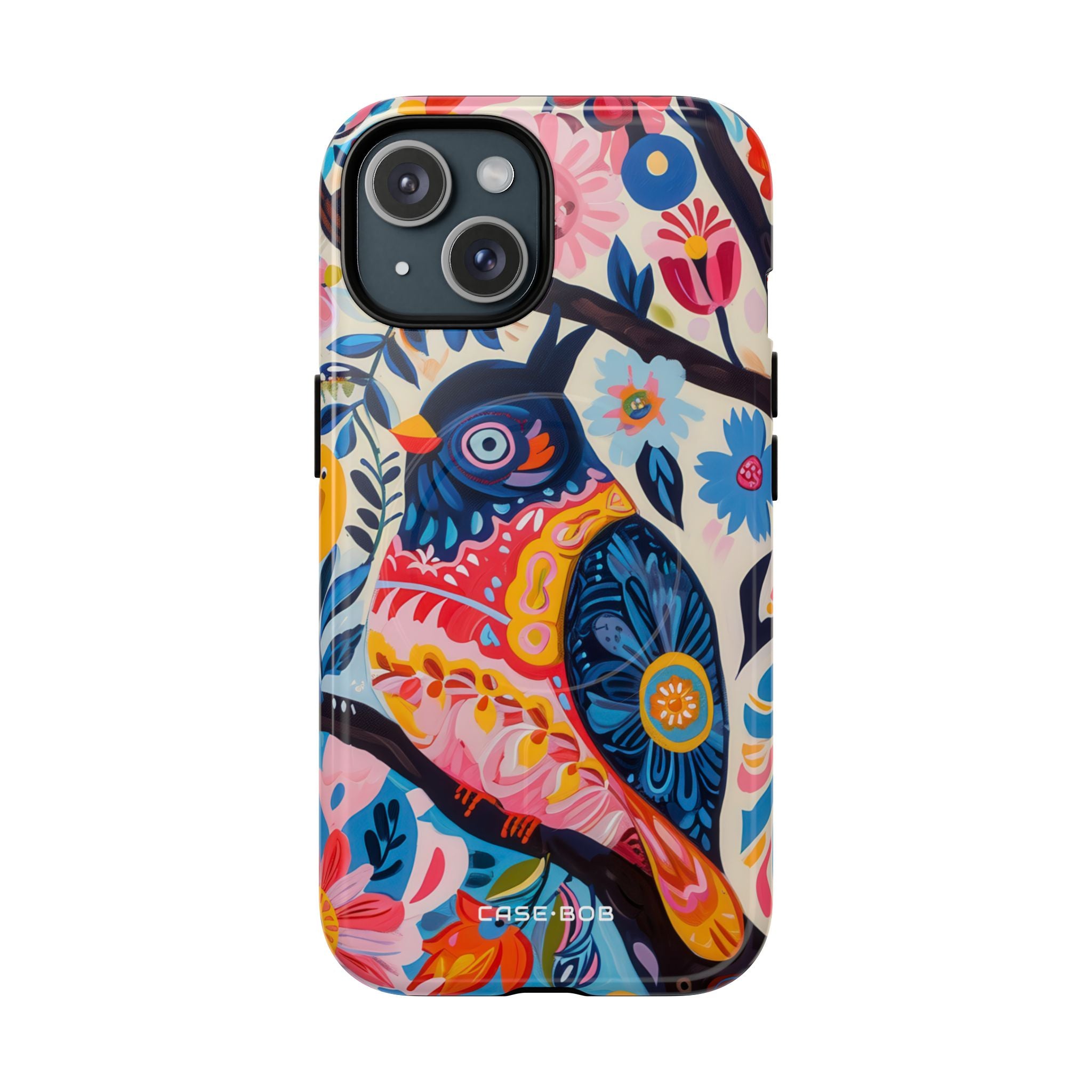 Owl Bloom iPhone 15 Case - Tough+