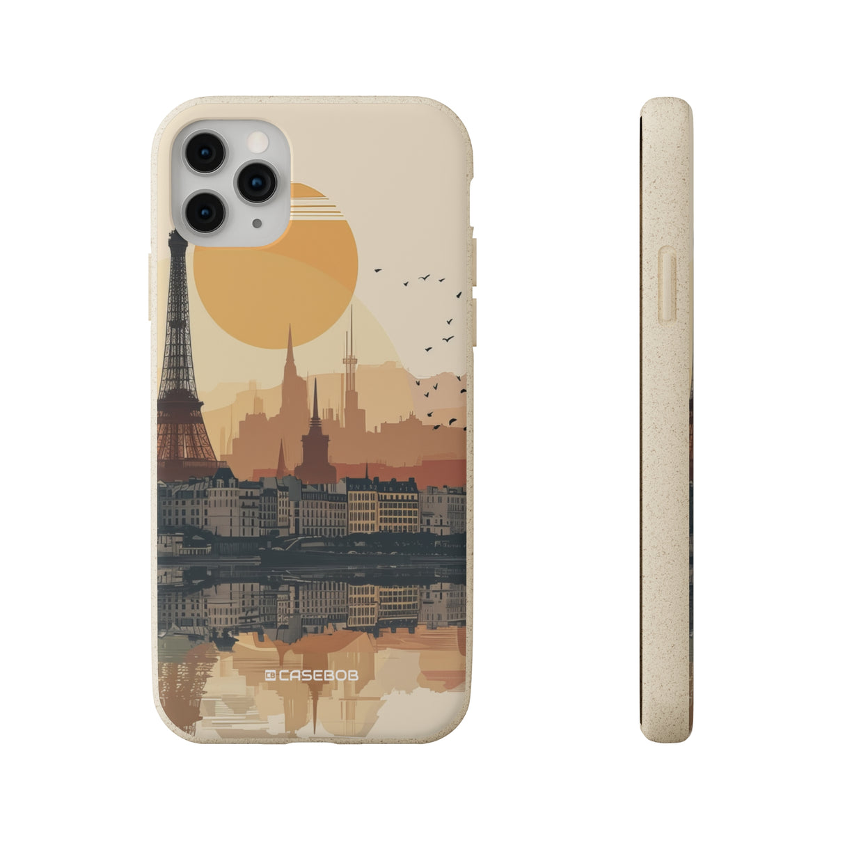 Parisian Sunset Serenity | Biodegradable Phone Case