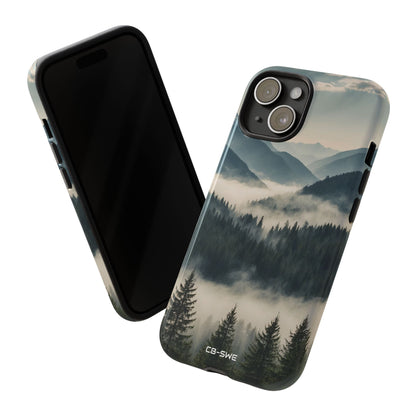 Misty Forest Embrace - iPhone Case