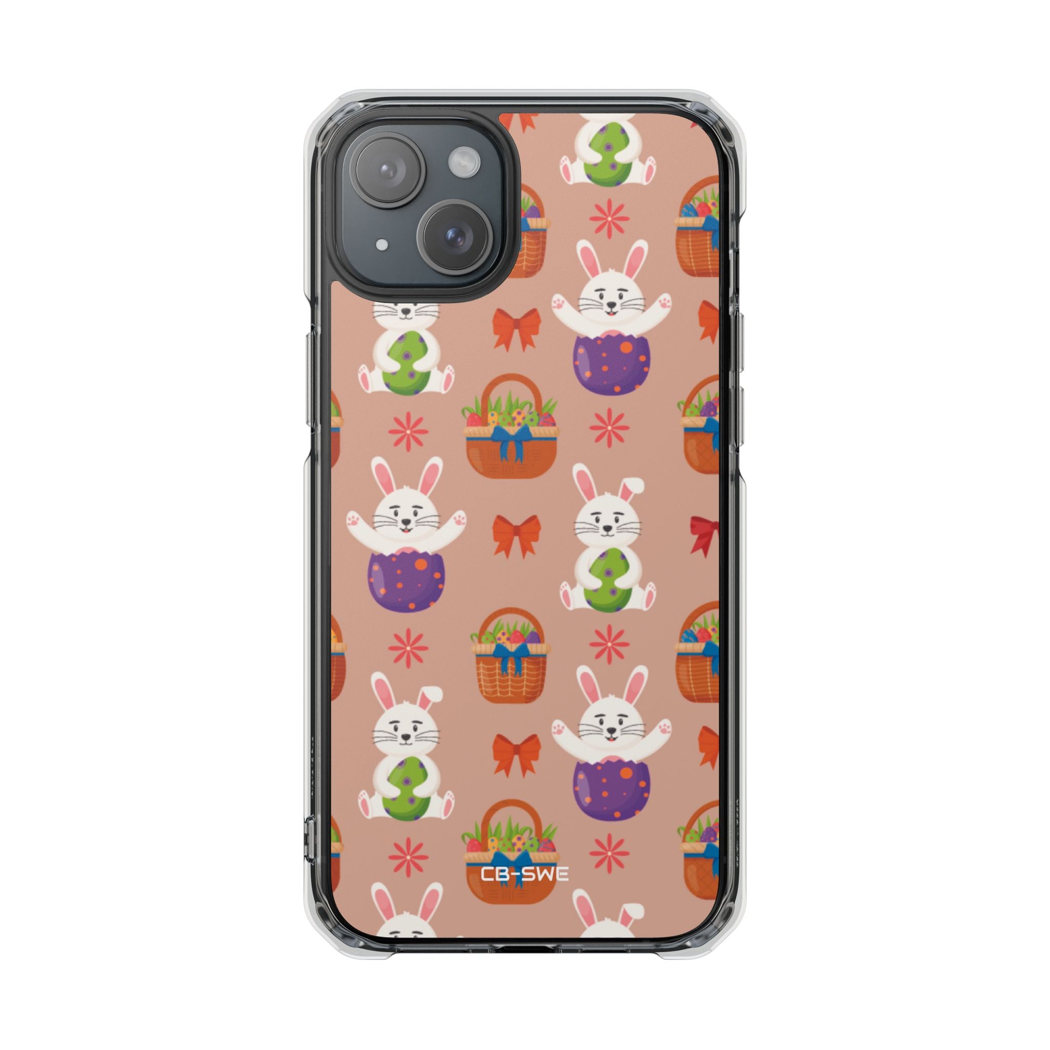 Bunnies Hold Eggs iPhone Case - Impact