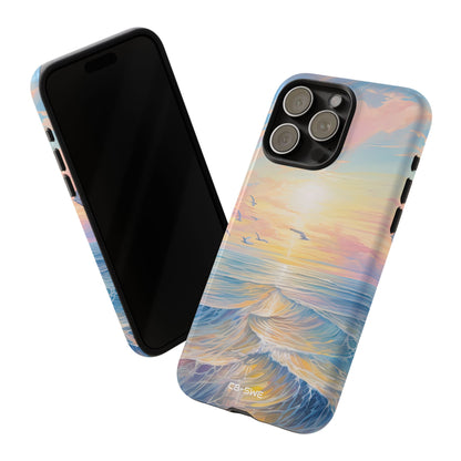 Gentle Waves Embrace - iPhone Case