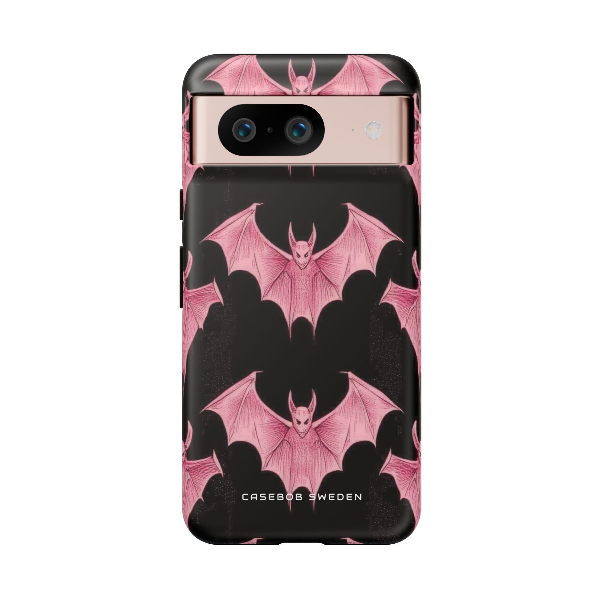 Gothic Pink Bats Aflame Google Pixel 8 - Robuste Handyhülle