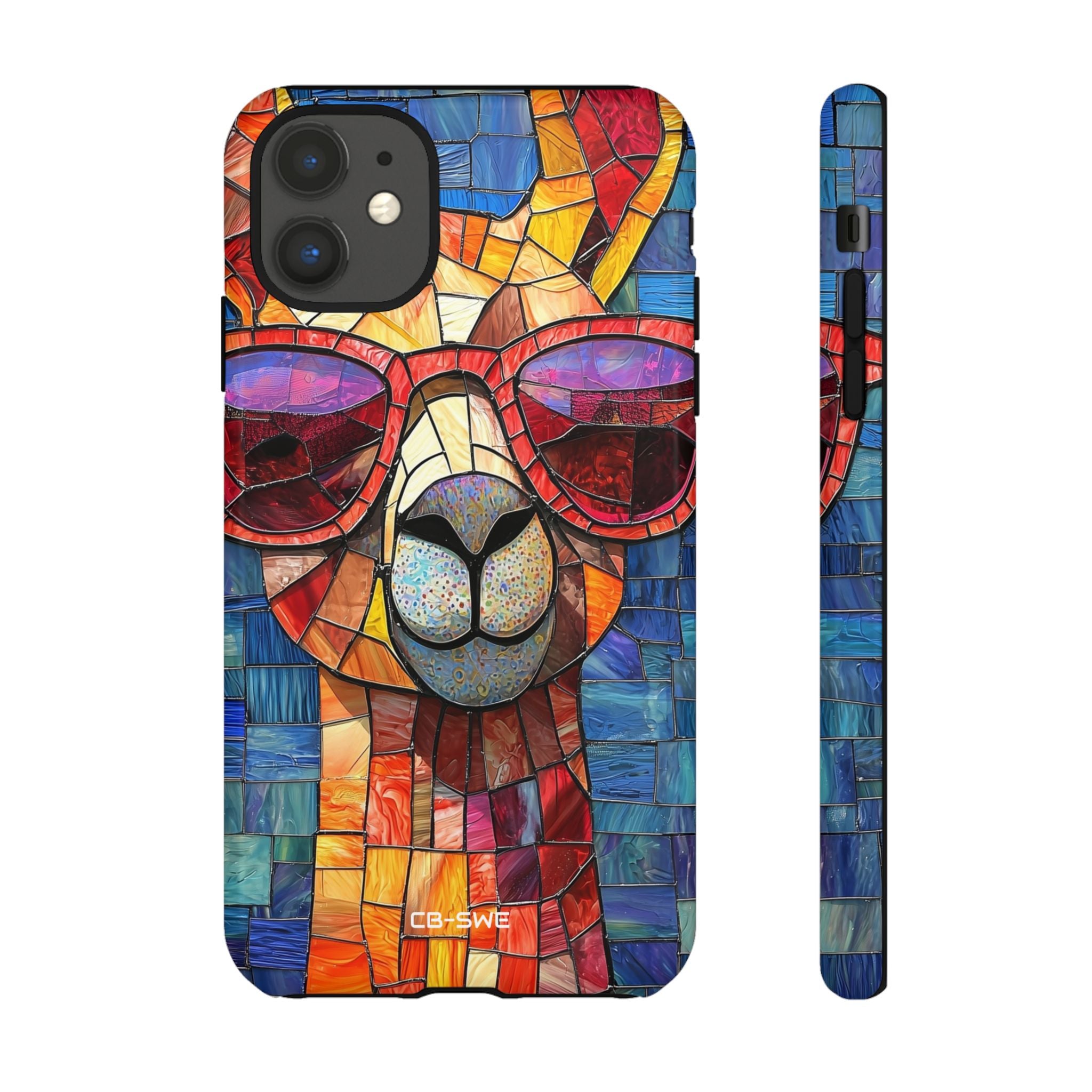 Llama Wears Sunglasses - iPhone Case