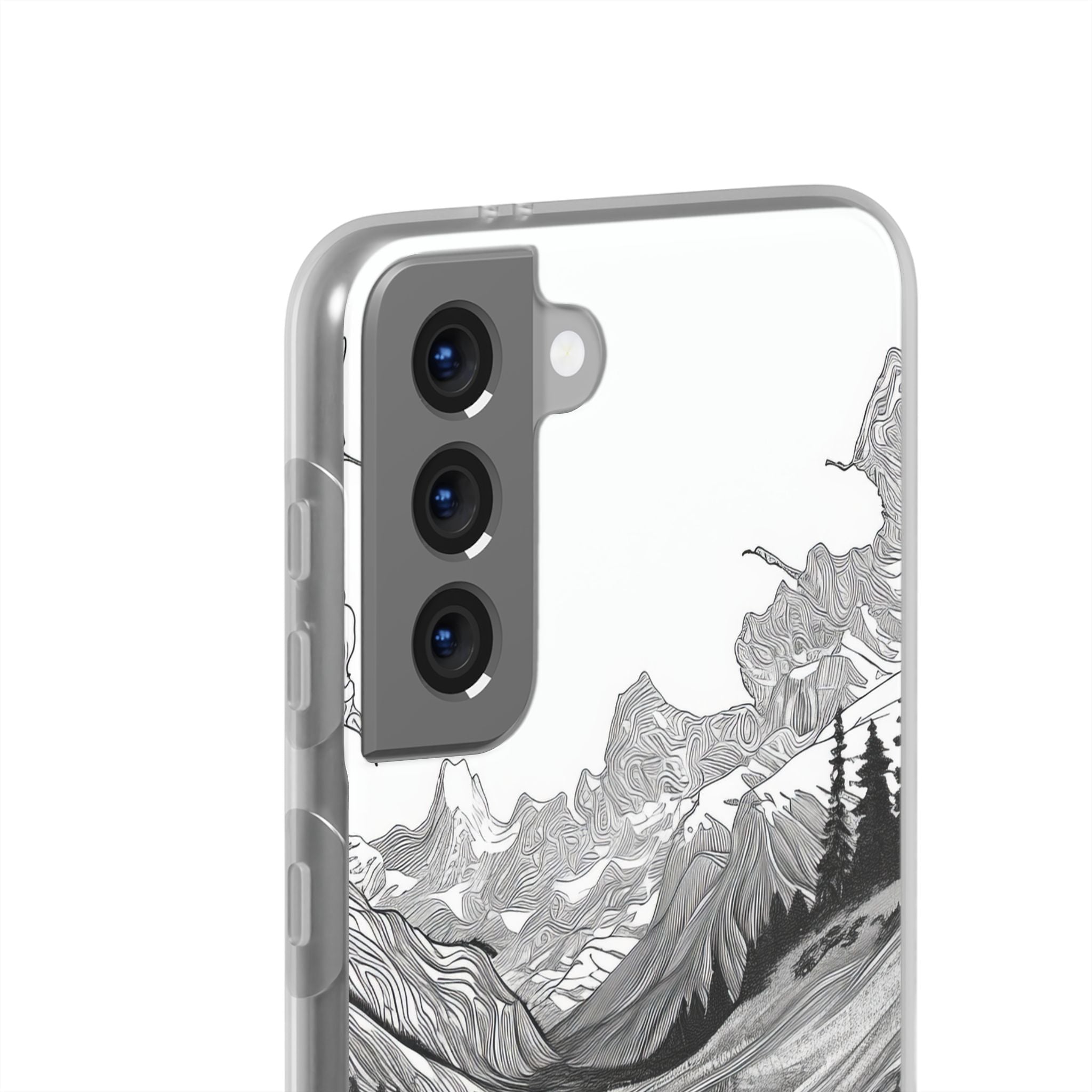 Monochrome Serenity | Flexible Phone Case for Samsung Galaxy