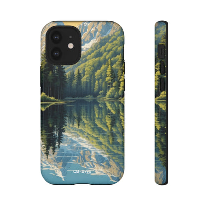 Mountain Peaks Reflect - iPhone Case
