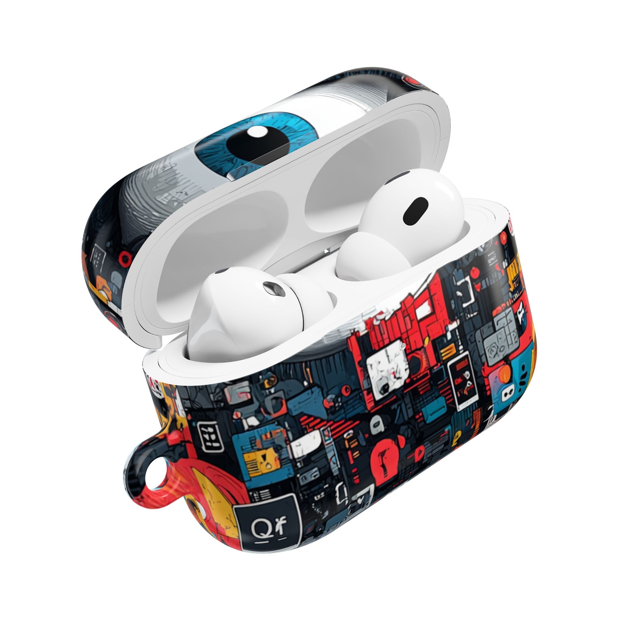 Sininen katse mosaiikki - AirPods Case