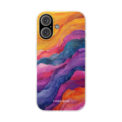 Vibrant Flow iPhone 16 Case - Soft