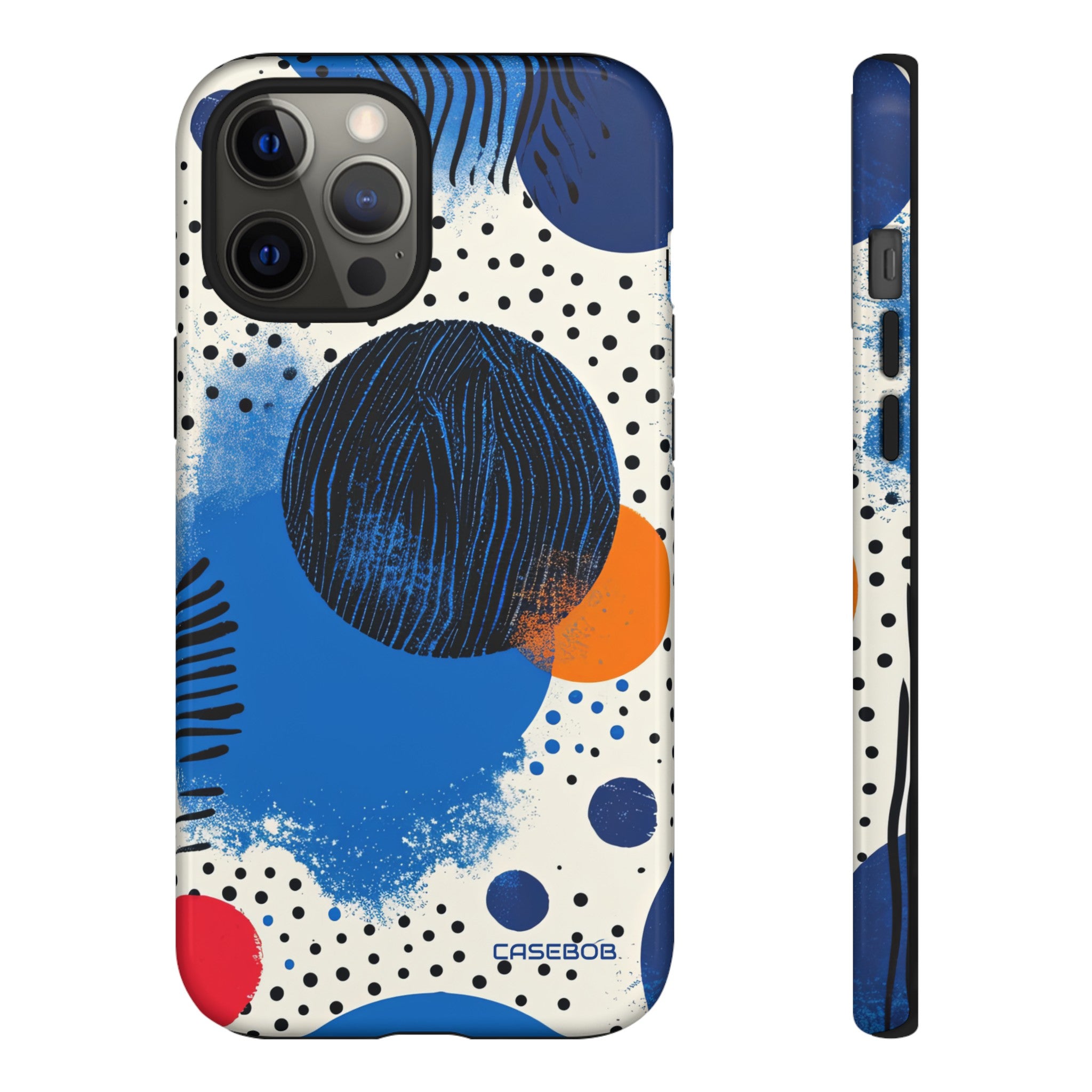 Blue Tranquil Geometry - Protective Phone Case