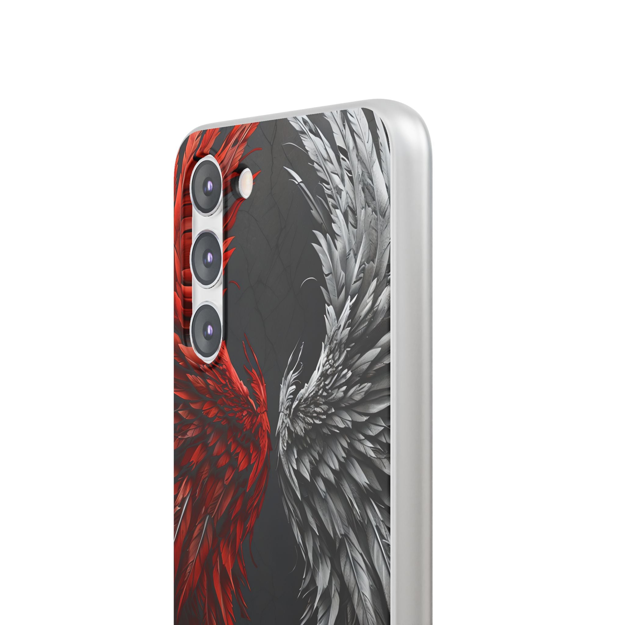 Crimson White Wings Samsung S23 Plus Case - Soft
