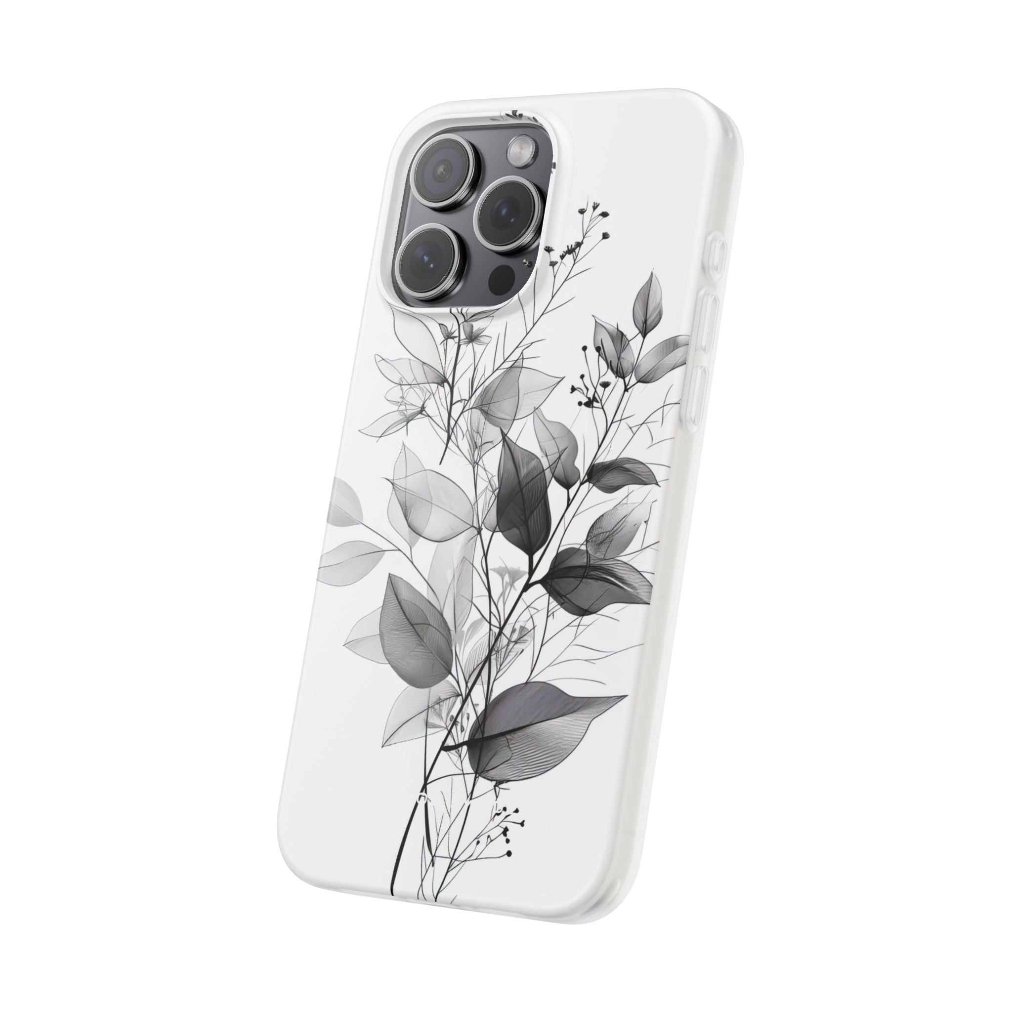 Botanical Line Harmony iPhone 15 - Flexi Phone Case