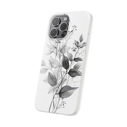 Botanical Line Harmony iPhone 15 - Flexi-Telefonhülle