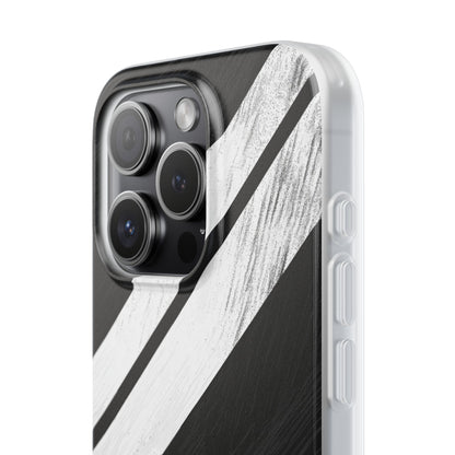 Distressed Stripe Motion iPhone 15 Pro Case - Soft