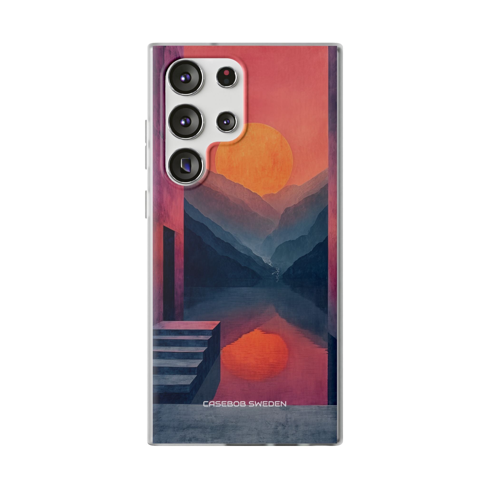 Surreal Sunset Landscape - Flexi Samsung S23 Phone Case