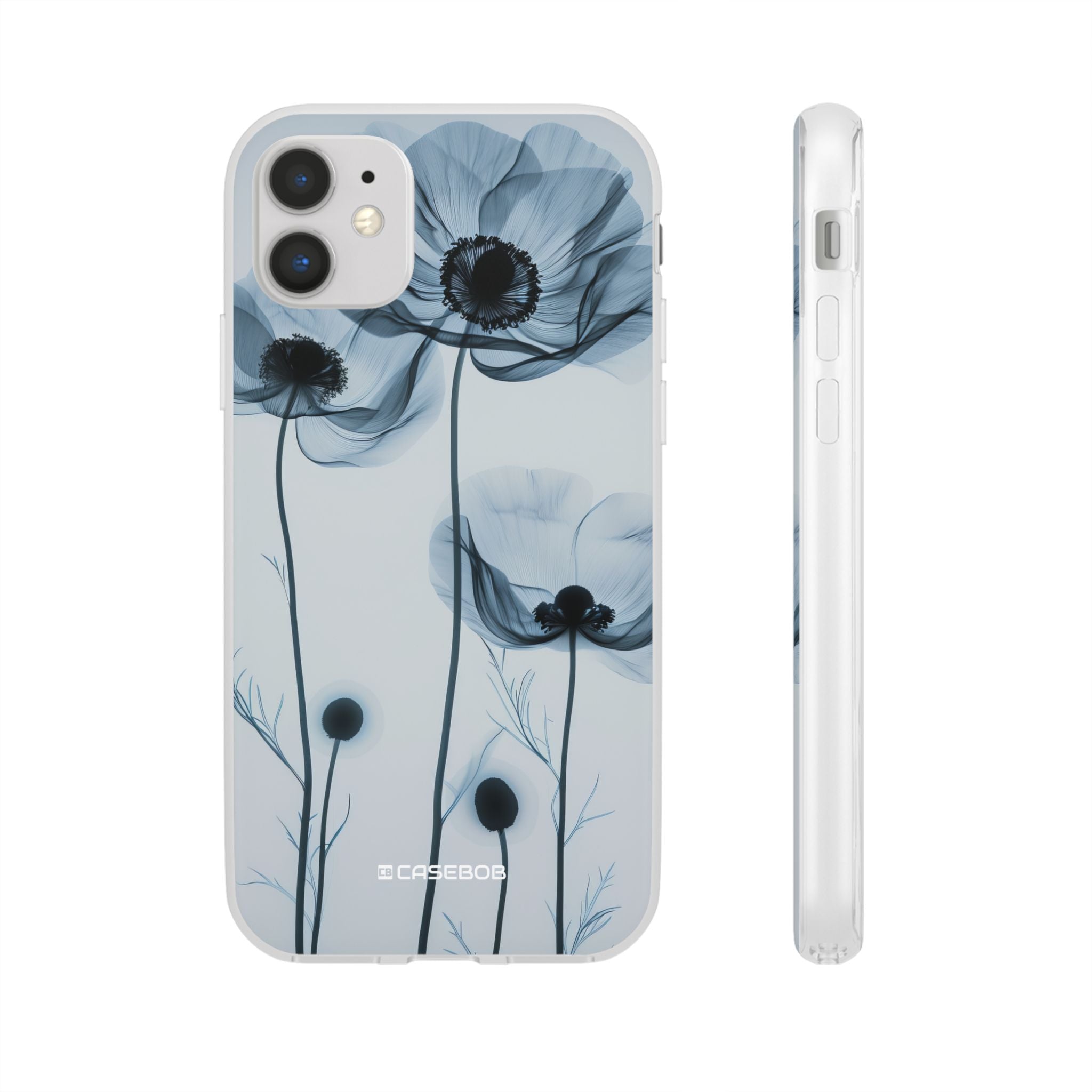 Tranquil Poppy Bloom | Flexible Phone Case for iPhone