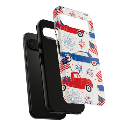 Vintage Cars Celebrate - Google Pixel Case
