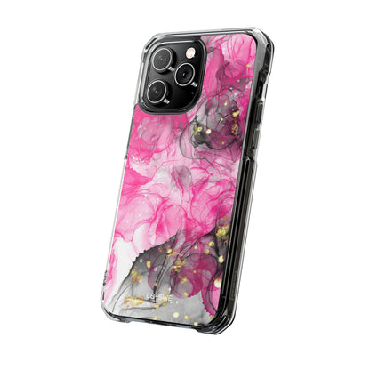 Vibrant Pink Swirls iPhone Case - Impact
