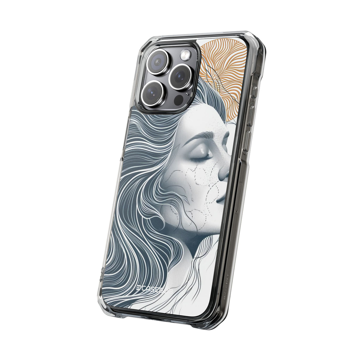 Serene Abstraction - Phone Case for iPhone (Clear Impact - Magnetic)