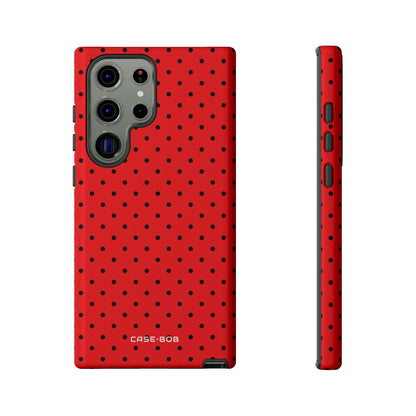Crimson Dot Matrix Samsung S23 Ultra Case - Tough