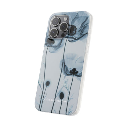 Ethereal X-Ray Flowers iPhone 15 - Flexi Phone Case