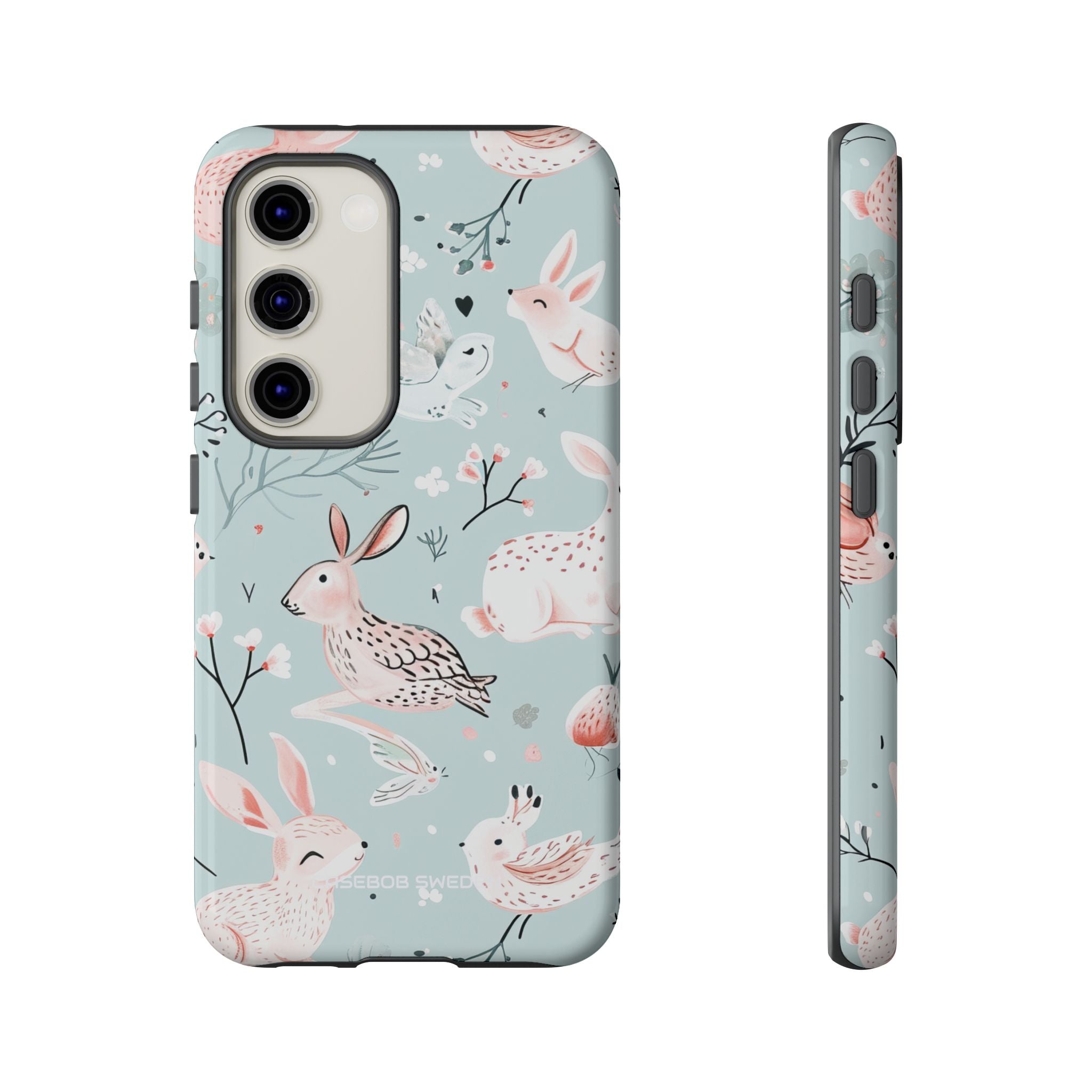 Whimsical Bunny Blossom - Tough Samsung S23 Phone Case