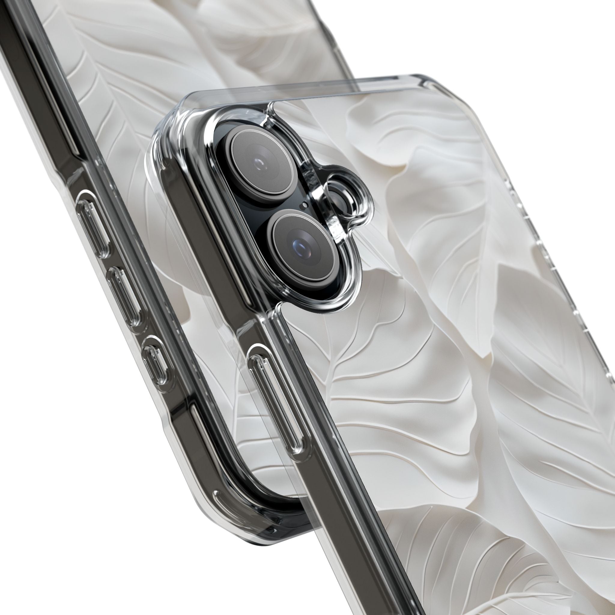 Elegant Leaf Relief iPhone Case - Impact