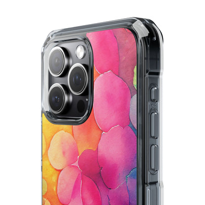 Vibrant Petal Fusion iPhone Case - Impact