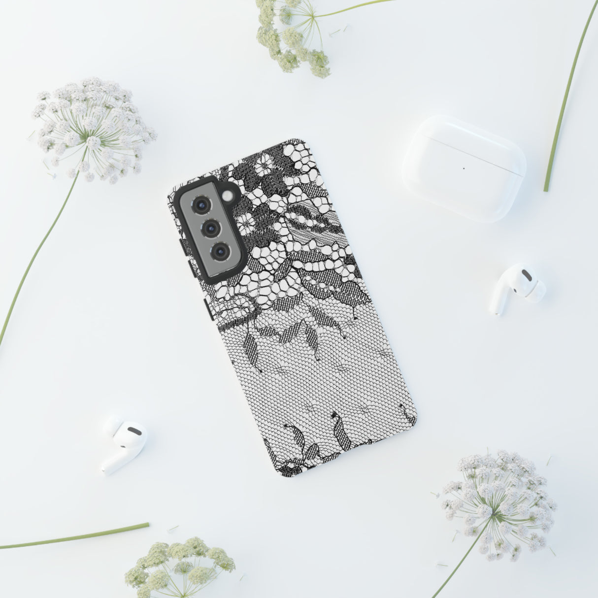 Roconda Gothic Flower - Protective Phone Case