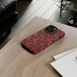 Rosemony Gothic Flower - Protective Phone Case