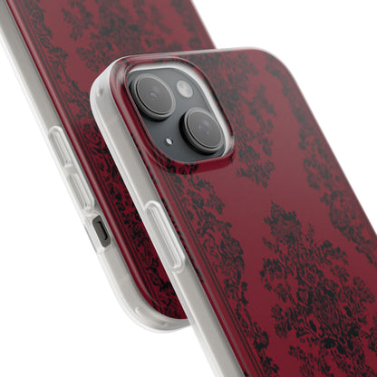 Gothic Crimson Elegance iPhone 15 - Flexi Phone Case