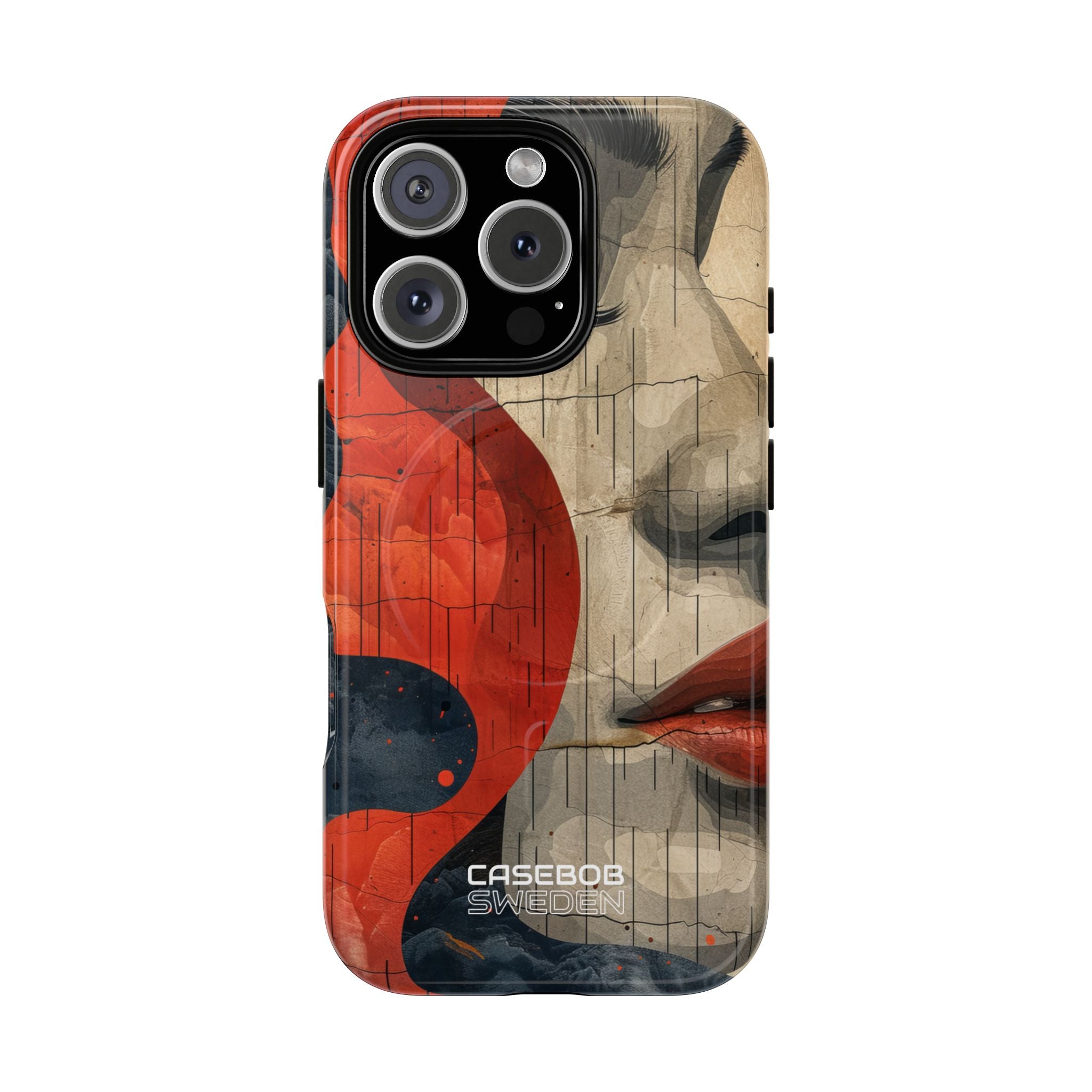 Crimson Flow Profile iPhone 16 - Tough+