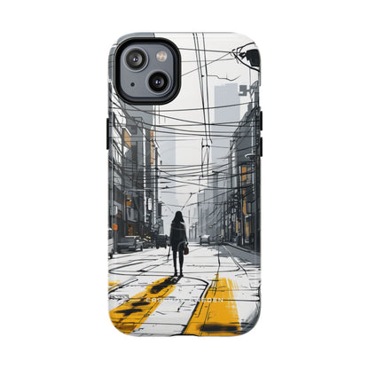 Urban Noir Streetscape iPhone 14 | Tough+ Phone Case