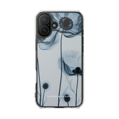 Ethereal X-Ray Flowers iPhone 16 - Clear Impact Phone Case