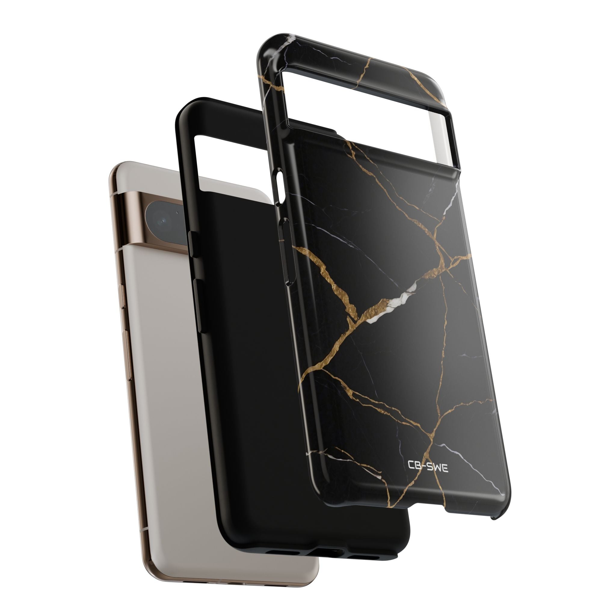 Golden Veins Emerge - Google Pixel Case