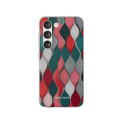 Leaf Cascade Teal Samsung S23 Case - Soft