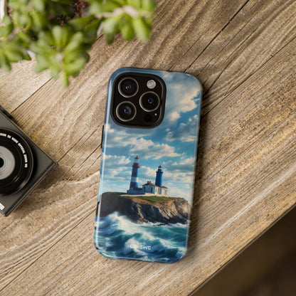 Lighthouse Guards Waves - iPhone Case