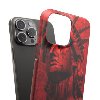 Zen Red Liberty Vision iPhone 15 - Slim Phone Case