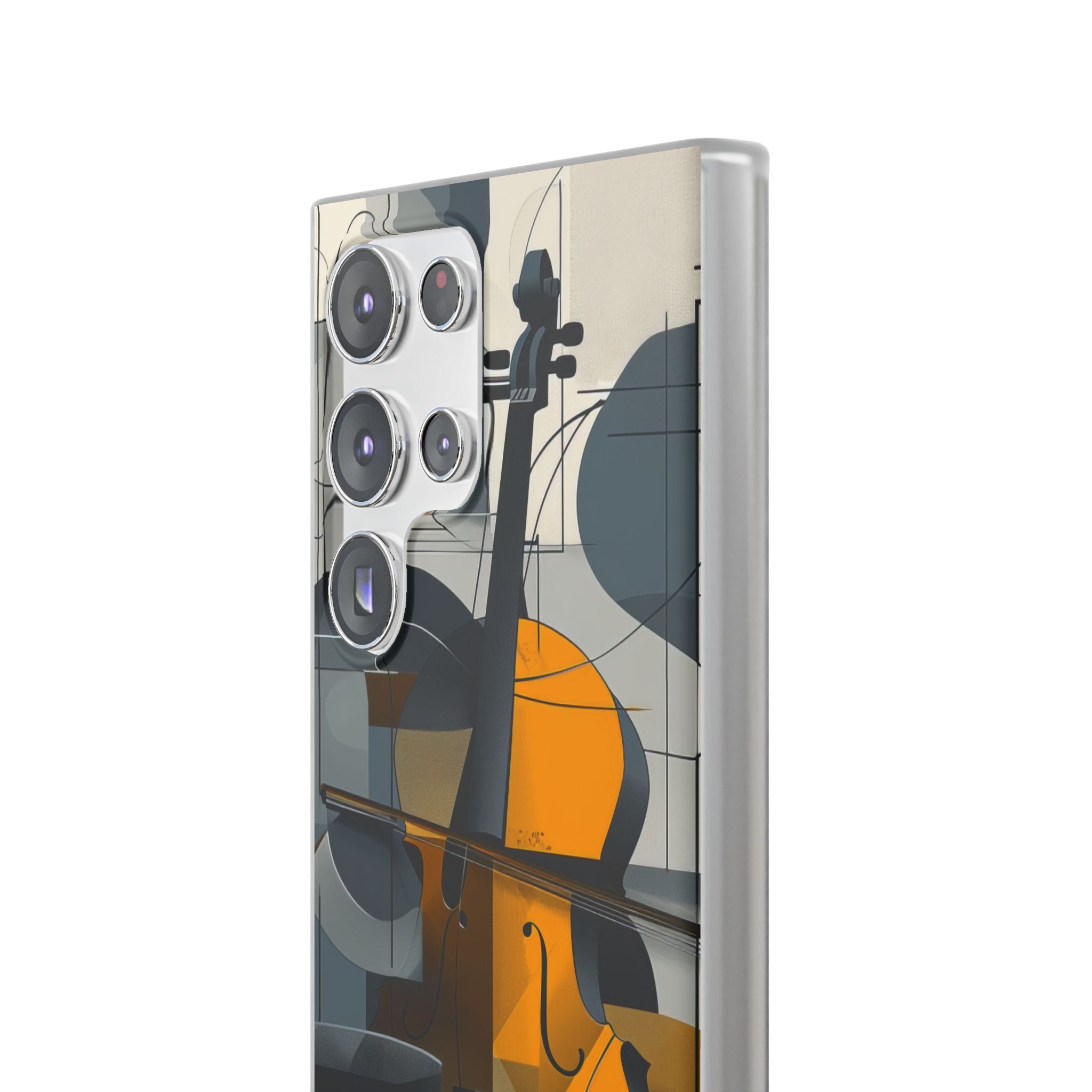 Cello Abstraction | Flexible Phone Case for Samsung Galaxy